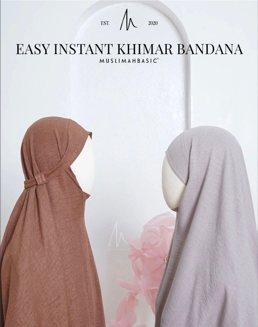 Easy Instant Khimar Bandana