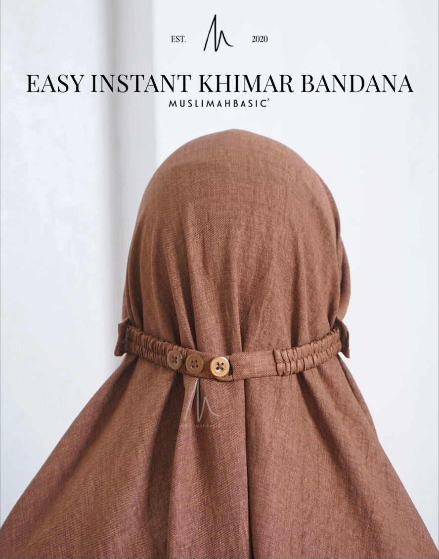 Easy Instant Khimar Bandana