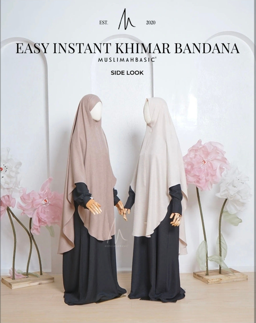 Easy Instant Khimar Bandana