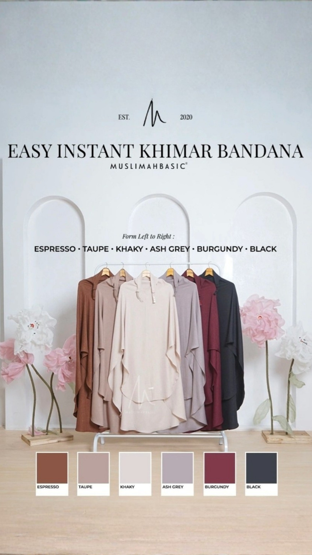 Easy Instant Khimar Bandana